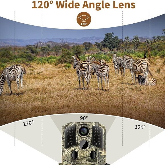 NEW Wosoda 30MP/1920P/0.2S  Digital Wildlife Trail Camera - Picture 6 of 6